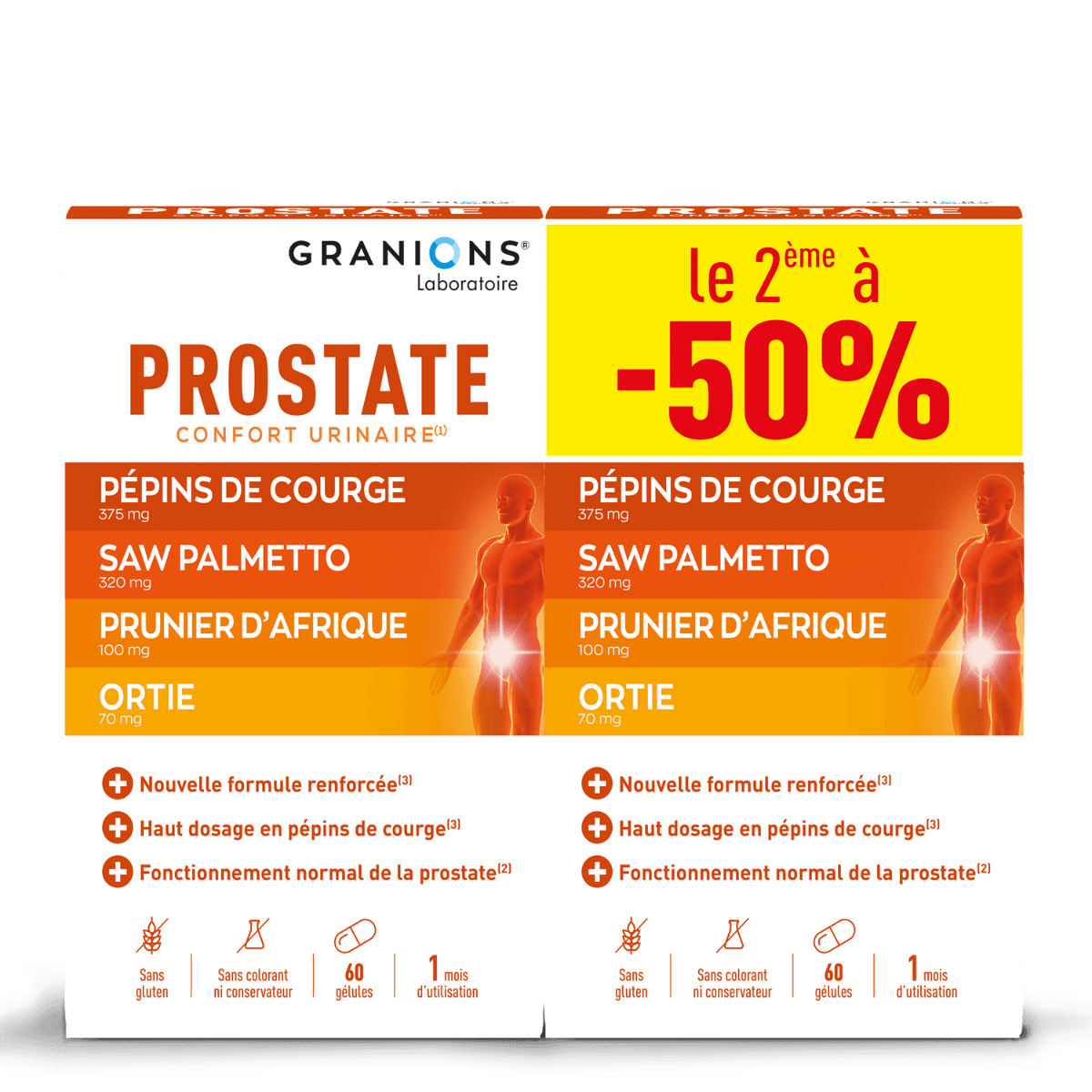 Lot de 2 Granions Prostate